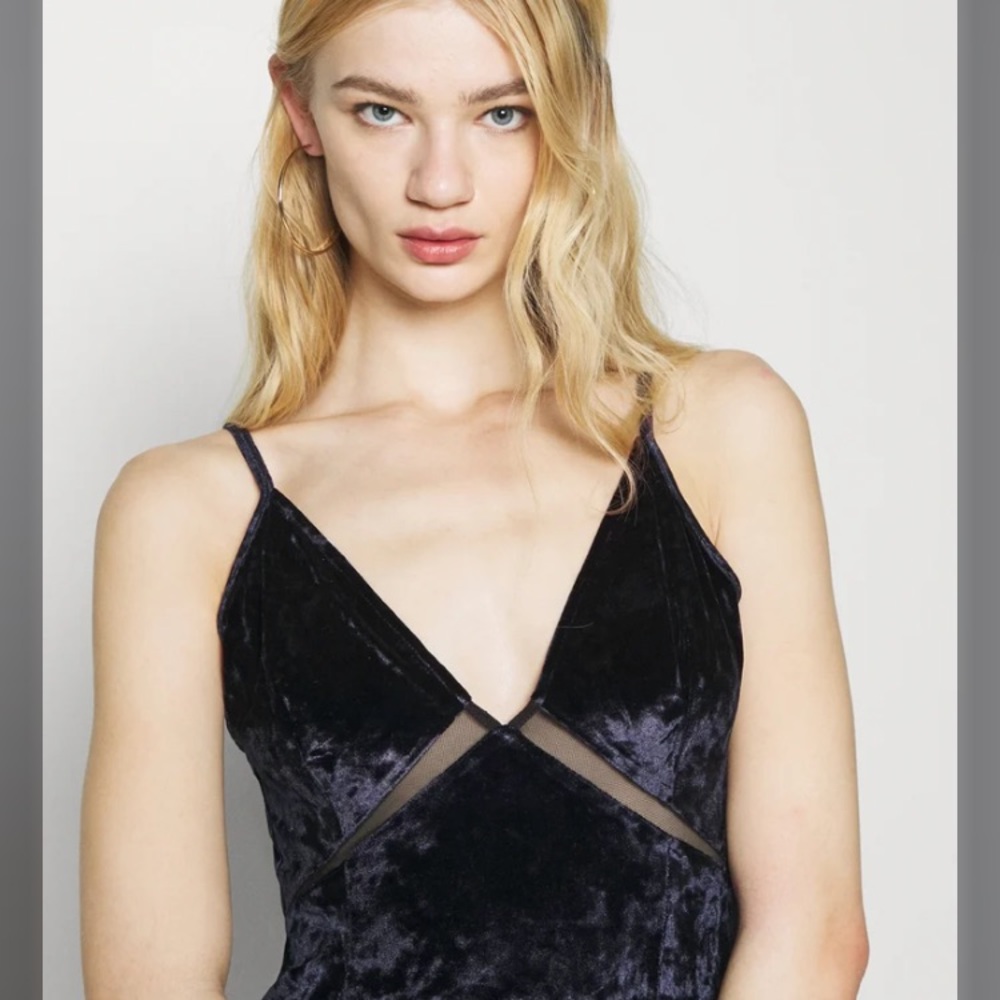 FREE PEOPLE Low Key Crushin Velvet Maxi Dress - Picture 5 of 9